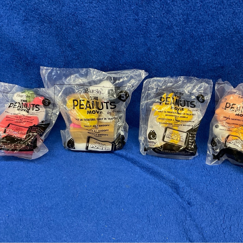 McDonald’s Peanuts Movie Toys 3, 5, 6, 11